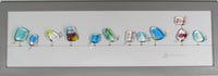 Fused Glass with Illustration by Niko Brown