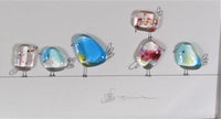 Fused Glass with Illustration by Niko Brown