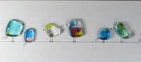 Fused Glass with Illustration by Niko Brown