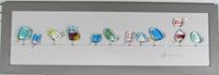 Fused Glass with Illustration by Niko Brown