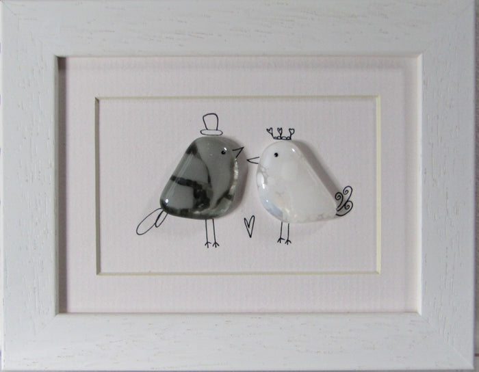 Fused Glass with Illustration by Niko Brown