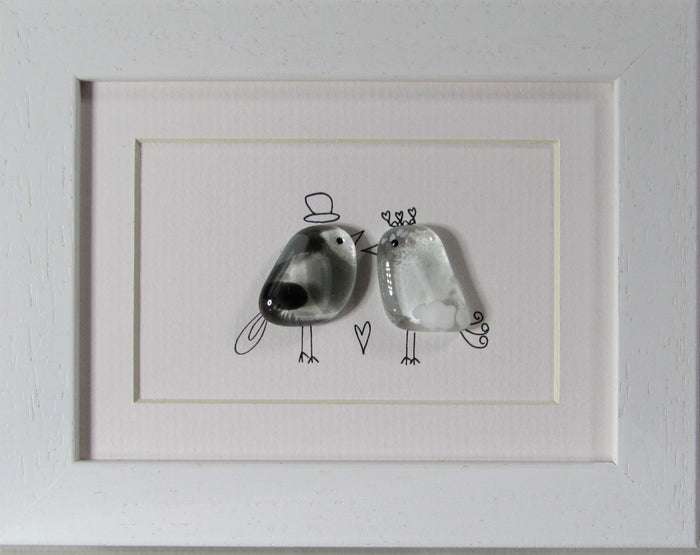 Fused Glass with Illustration by Niko Brown