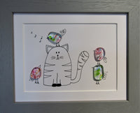 Image and Fused Glass by Niko Brown