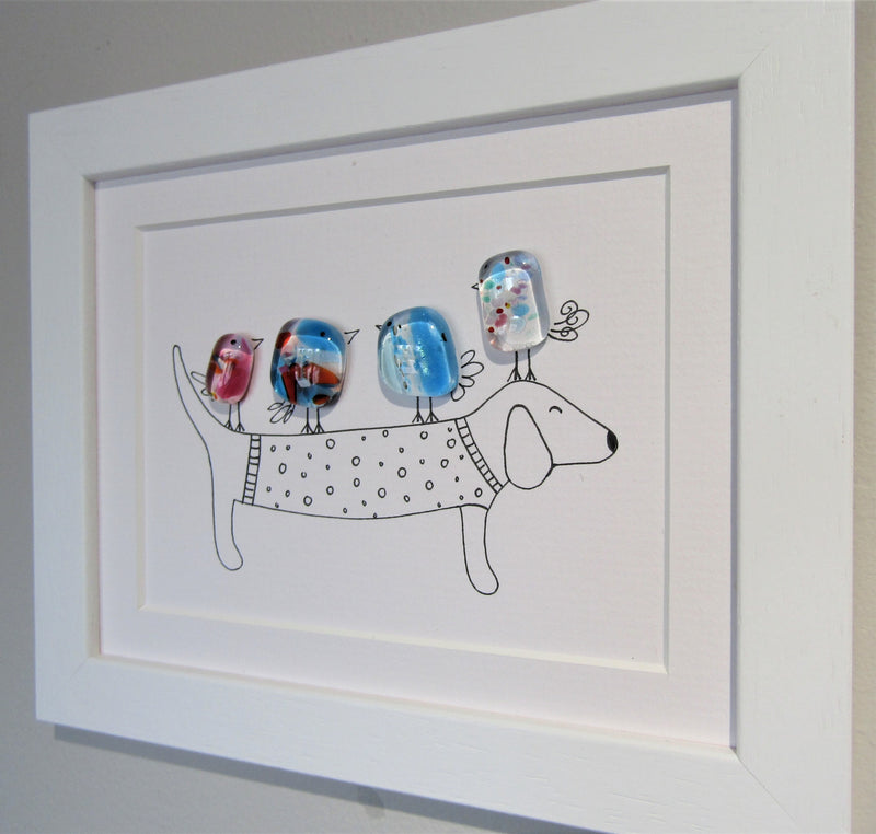 Image and Fused Glass by Niko Brown