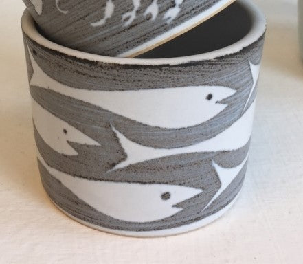 Whitebait Design Pickle Pot by Neil Tregear