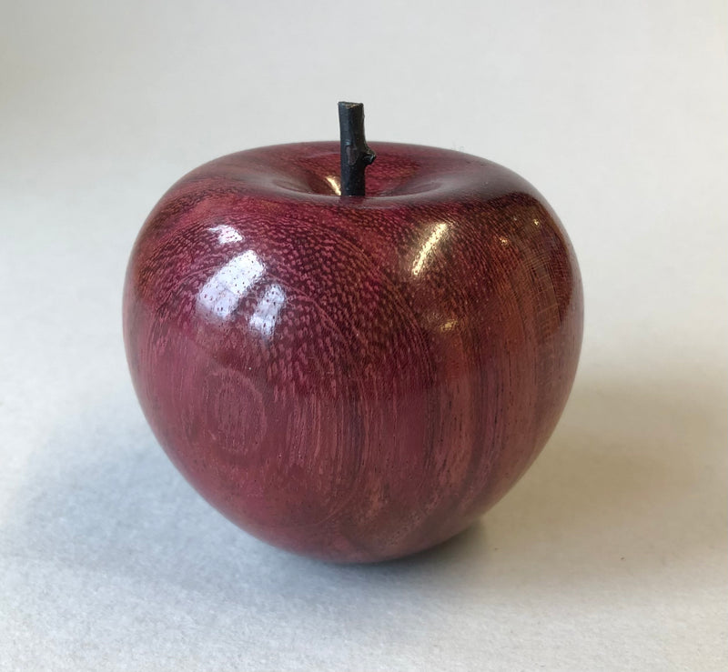 "Apple" Hand Turned wooden apple by Gary Rance