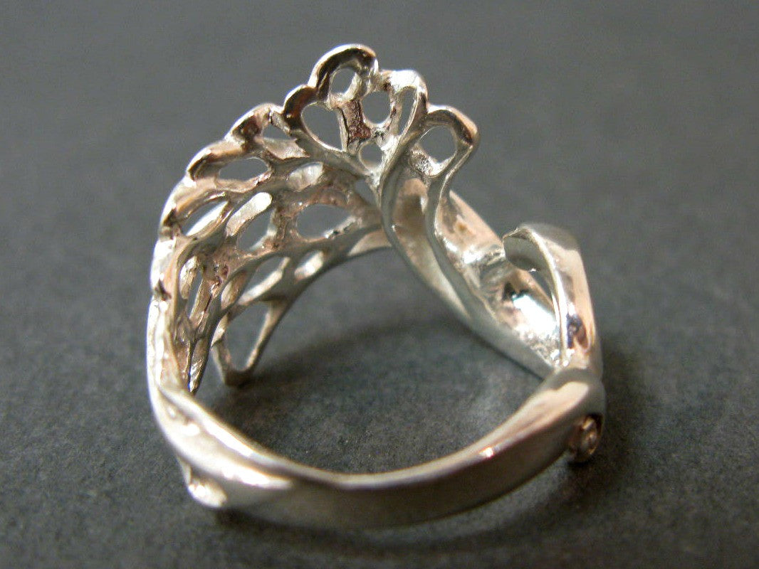 Single Swan Small Ring - Sterling Silver Jewellery by Elena Brennan