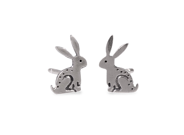 SITTING RABBIT STUD EARRINGS