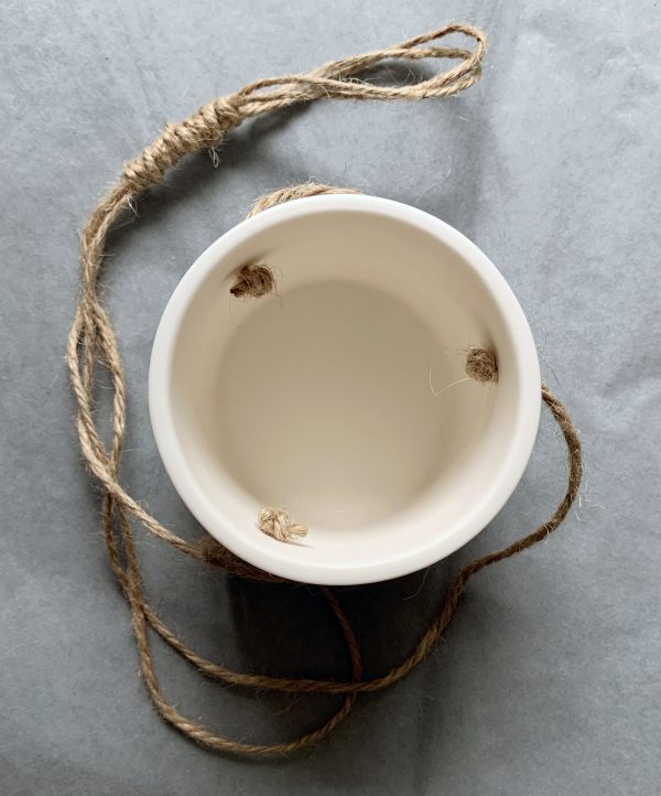 Victorian Tiles Hanging Planter Pot