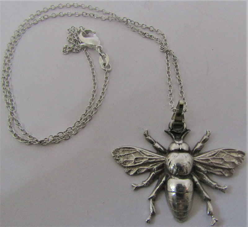 Small Silver Dragonfly Pendant by Jess Lelong