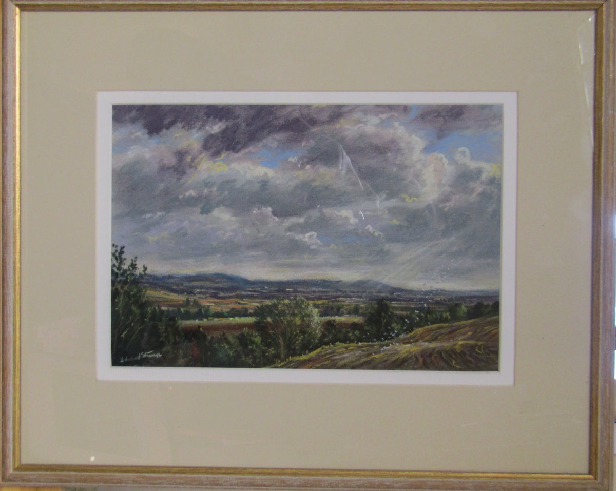 Framed Pastel by Edward Stamp