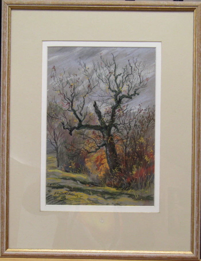 Framed Pastel by Edward Stamp