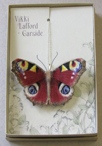 Peacock Butterfly Pendant by Vikki Lafford Garside