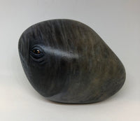 Walrus - handpainted pebble by Rosemary Timney