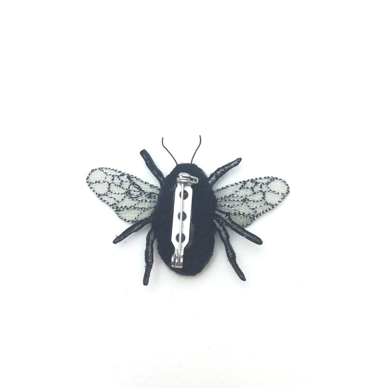 White Tailed Bumblebee Brooch by Vikki Lafford Garside