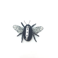 Common Carder Bumblebee Brooch by Vikki Lafford Garside